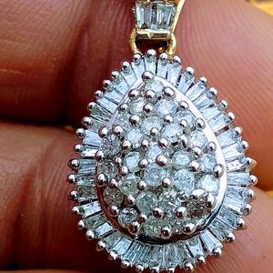 Custom diamond pendant